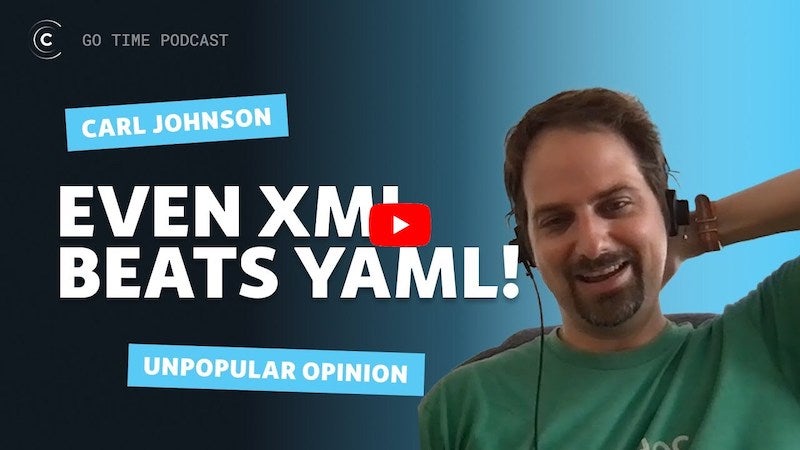 XML is better than YAML: the video