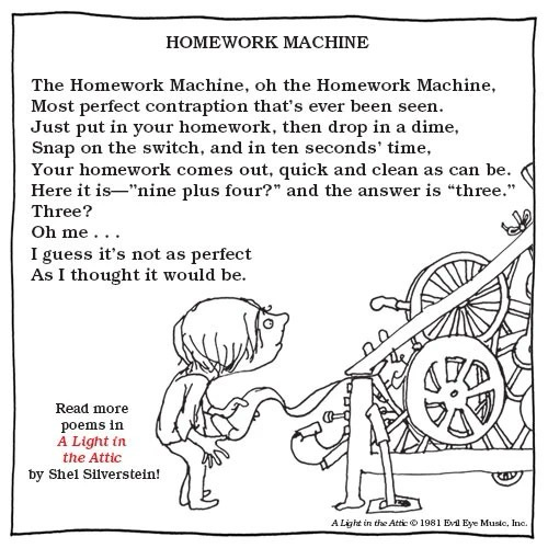 The Homework Machine text