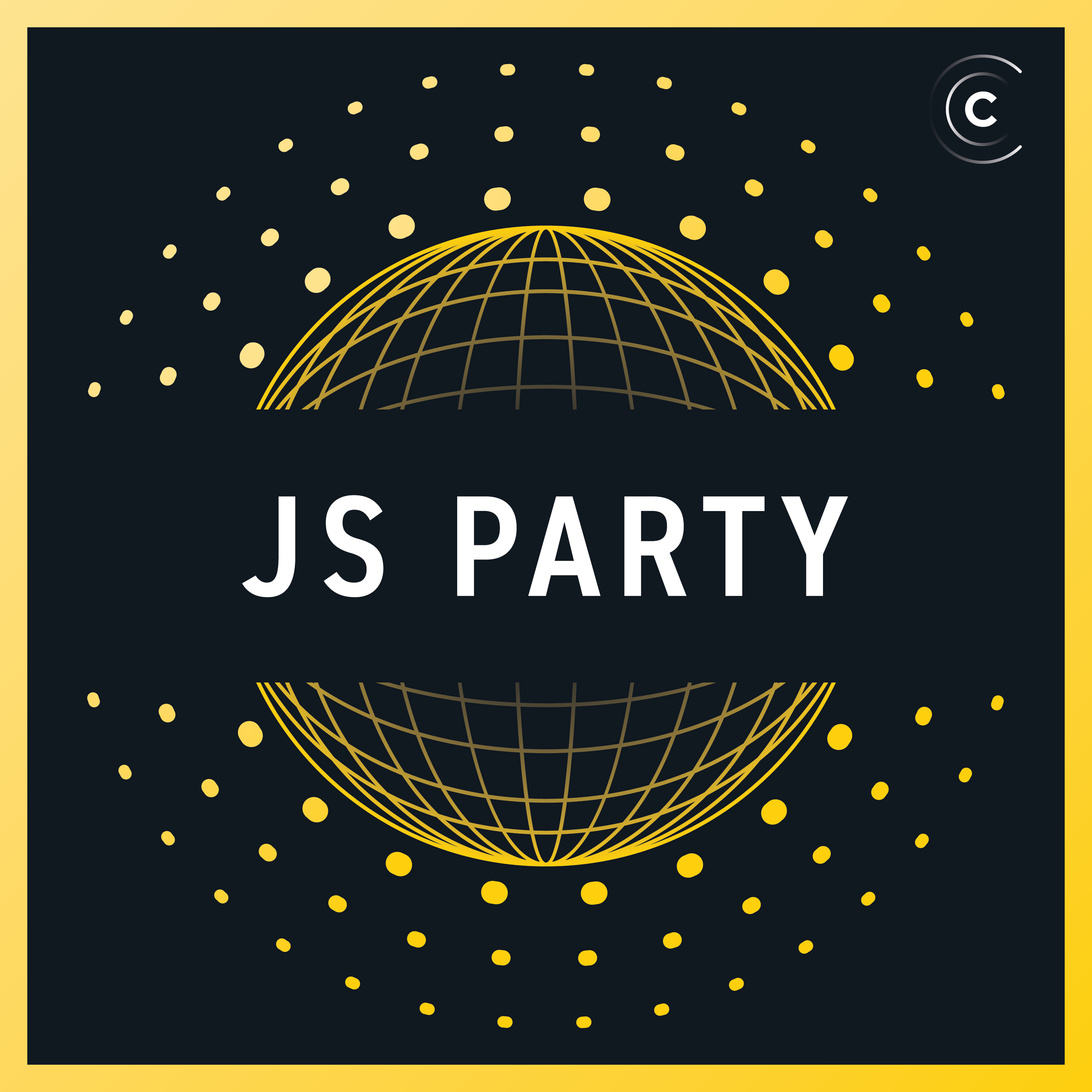 A logo for JS Party