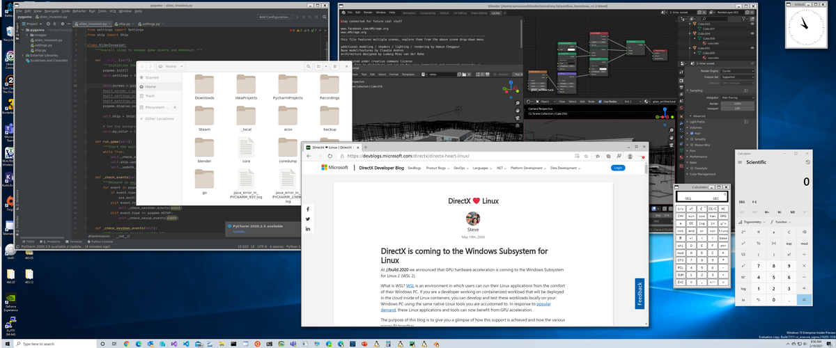 WSLg brings Linux GUI apps to Windows in a fully integrated fashion