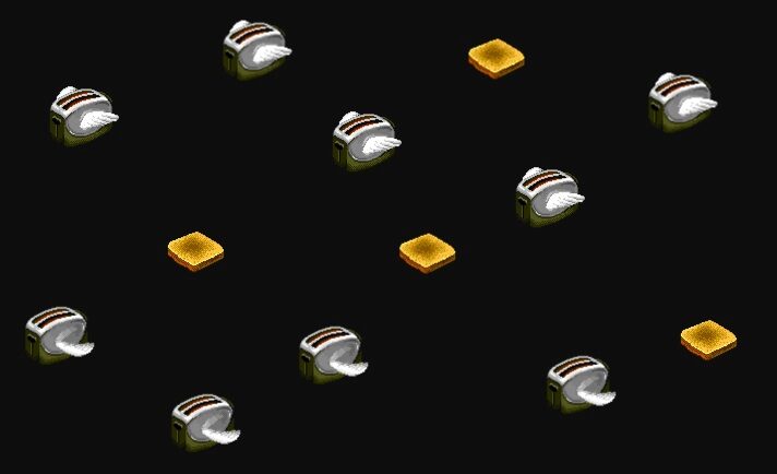 Flying toasters (and other old screensavers) in CSS