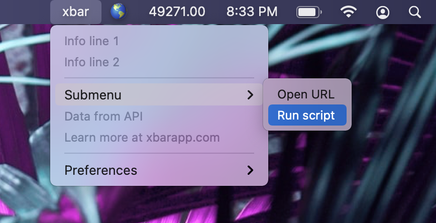 Put anything in your macOS menu bar (BitBar rebooted)