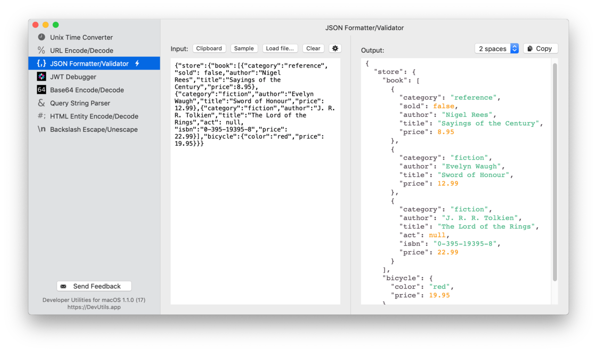 Developer utilities for macOS