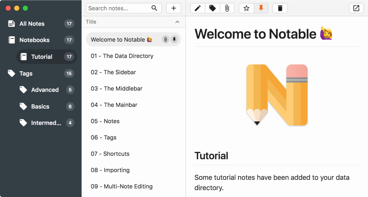 Notable – The markdown-based note taking app 'that doesn't suck'