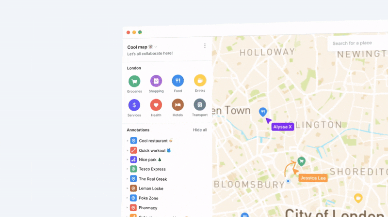 Maps with real-time collaboration 🗺️