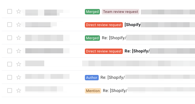 Automatically labeling GitHub notification emails with Gmail filters