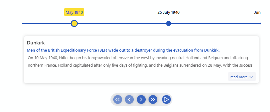 A flexible timeline component for React