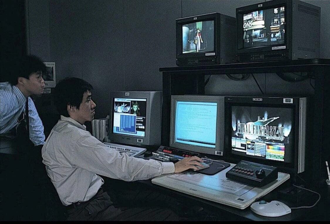The computers used to do 3D animation for Final Fantasy VII