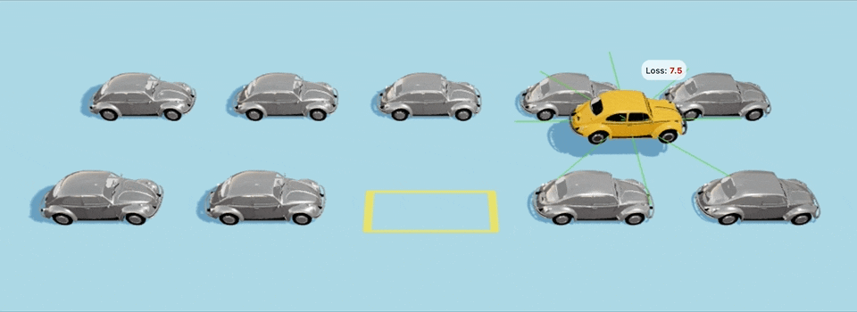 A self-parking car in 500 lines of code